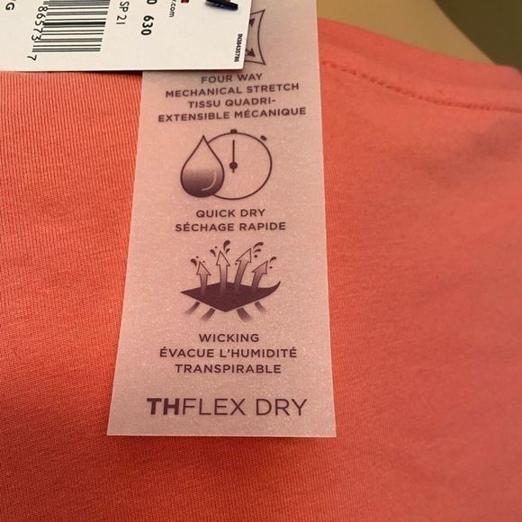 Tommy Hilfiger T-shirt color coral - Picture 5 of 6